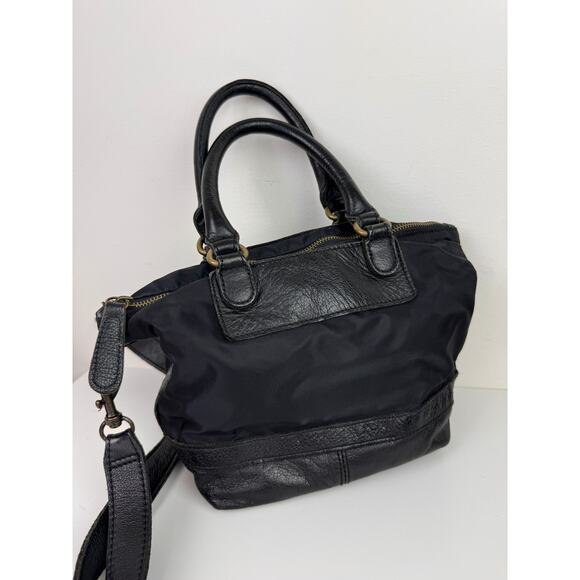 LIEBESKIND Arielle C Black Leather Satchel Removable Strap Purse Shoulder Bag - Picture 4 of 10